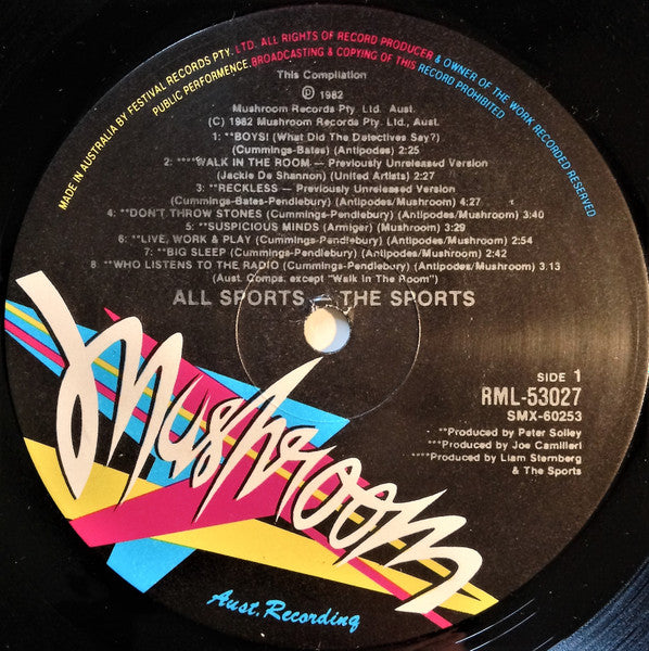The Sports : All Sports (LP, Comp)