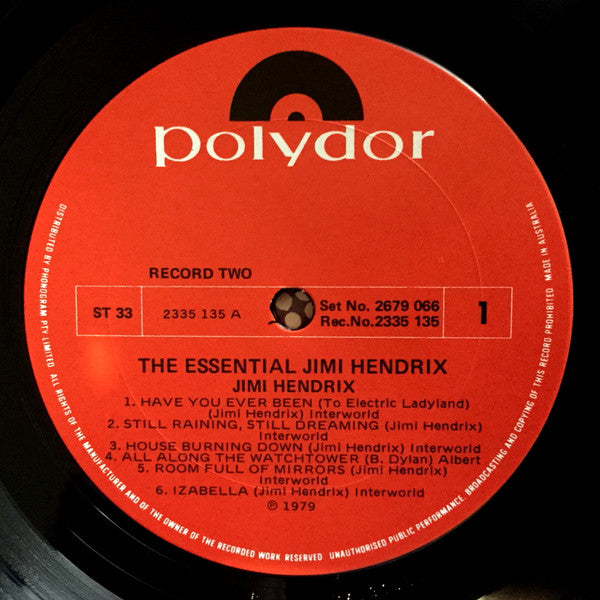 Jimi Hendrix : The Essential Jimi Hendrix (2xLP, Comp, Gat)