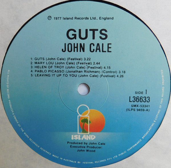 John Cale : Guts (LP, Comp)