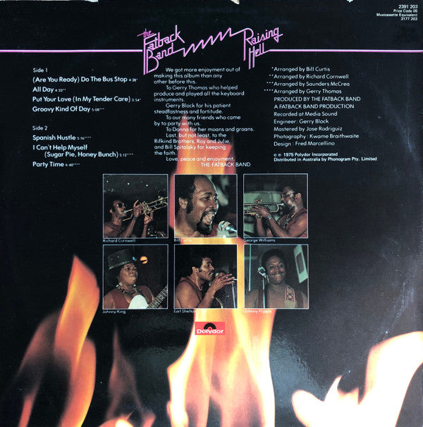 The Fatback Band : Raising Hell (LP, Album)
