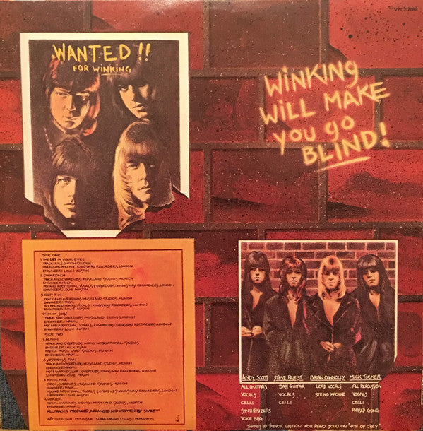 The Sweet : Give Us A Wink (LP, Album)