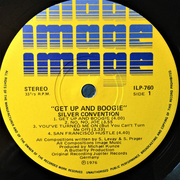 Silver Convention : Get Up And Boogie! (LP, Album)