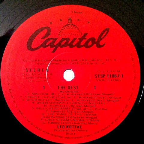 Leo Kottke : The Best (2xLP, Comp, Gat)