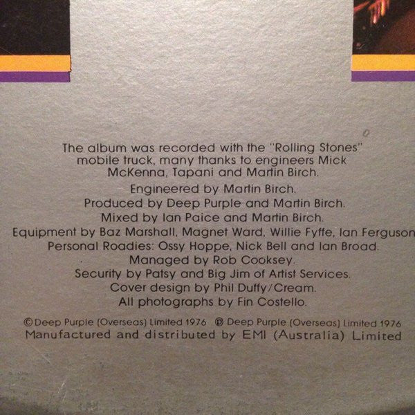 Deep Purple : Made In Europe (LP, Album, Gat)