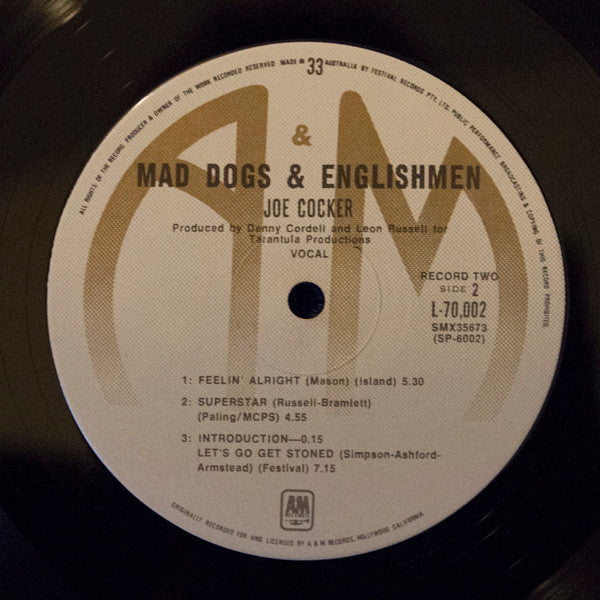 Joe Cocker : Mad Dogs & Englishmen (2xLP, Album, RP, Gat)