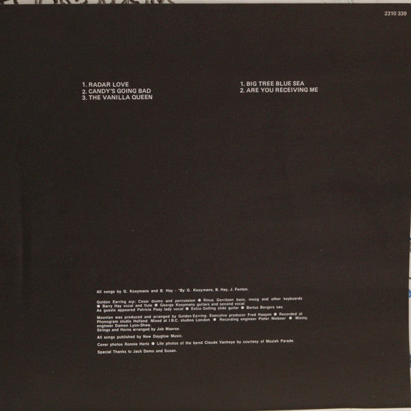 Golden Earring : Moontan (LP, Album, RE, Gat)