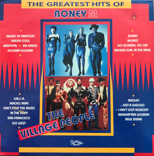 Boney M. / Village People : The Greatest Hits Of Boney M And The Village People (LP, Comp)