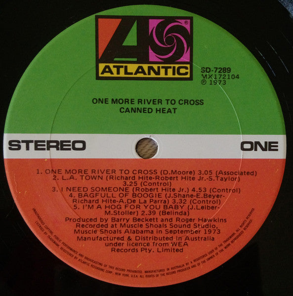 Canned Heat : One More River To Cross (LP, Album, Gat)