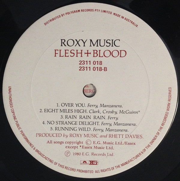 Roxy Music : Flesh + Blood (LP, Album)