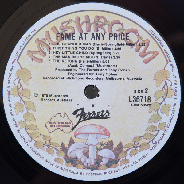 The Ferrets : Fame At Any Price (LP, Album)