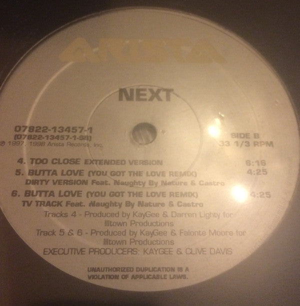 Next (2) : Too Close (12", RE, Sil)