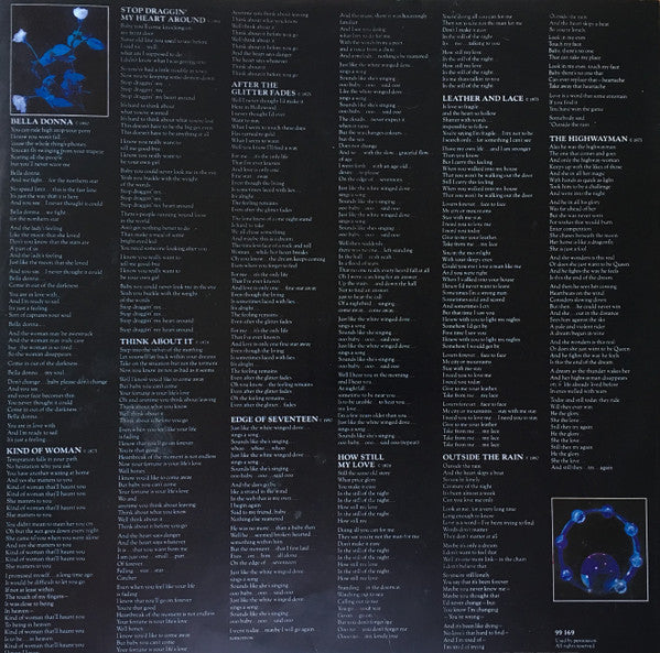 Stevie Nicks : Bella Donna (LP, Album)