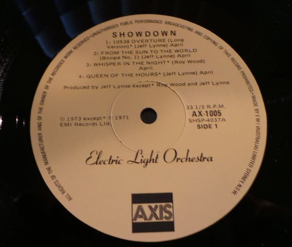 Electric Light Orchestra : Showdown (LP, Comp, RE)