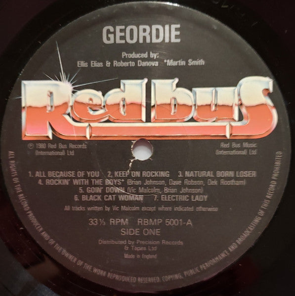 Geordie : Featuring Brian Johnson (LP, Comp)