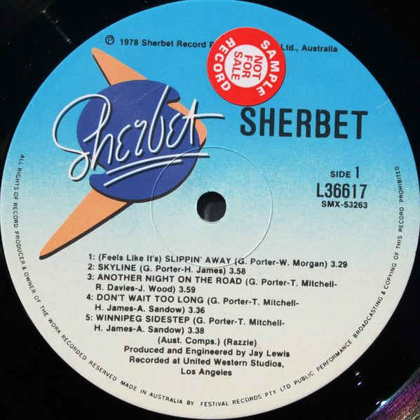 Sherbet : Sherbet (LP, Album, Gat)