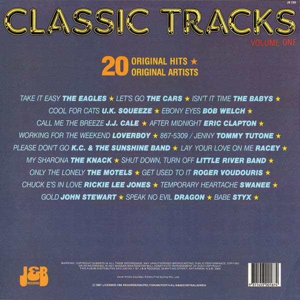 Various : Classic Tracks Volume One (LP, Comp)
