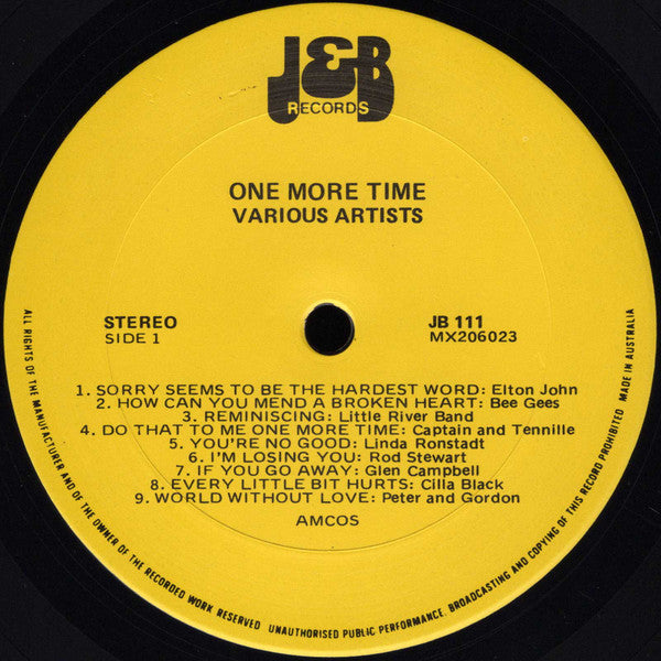 Various : One More Time (LP, Comp)