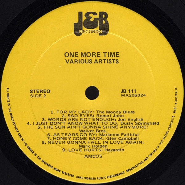 Various : One More Time (LP, Comp)