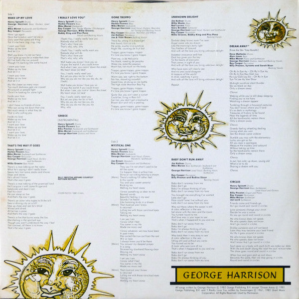 George Harrison : Gone Troppo (LP, Album)