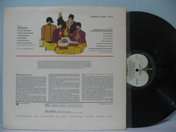 The Beatles : Yellow Submarine (LP, Album, RE)