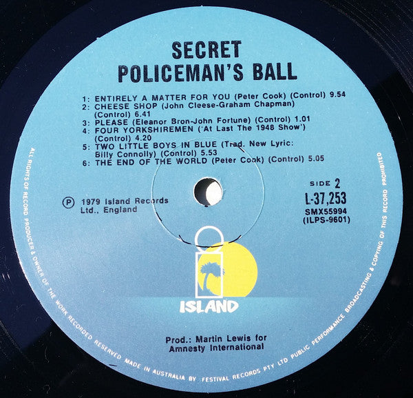 Various : The Secret Policeman's Ball (LP, Album)