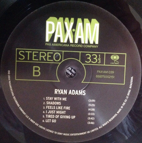 Ryan Adams : Ryan Adams (LP, Album)