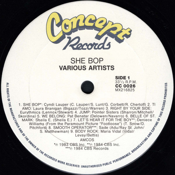 Various : She Bop (LP, Comp)