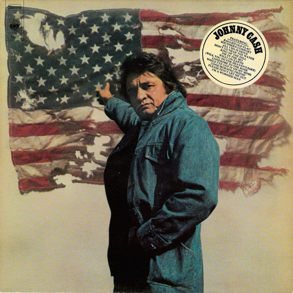 Johnny Cash : Ragged Old Flag (LP, Album, Club)