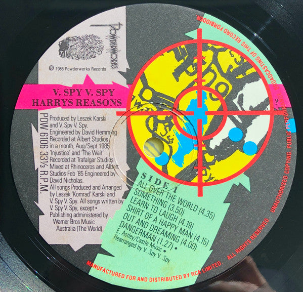 V. Spy V. Spy* : Harrys Reasons? (LP, Album)