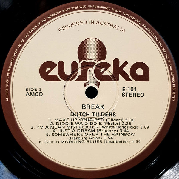 Dutch Tilders : Break (LP, Album)