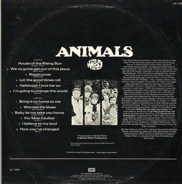 Animals* : The Most Of (LP, Comp, RE)