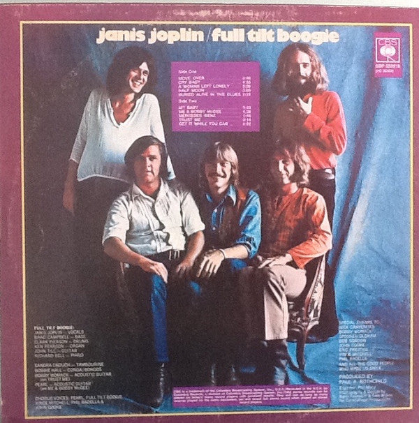 Janis Joplin : Pearl (LP, Album)