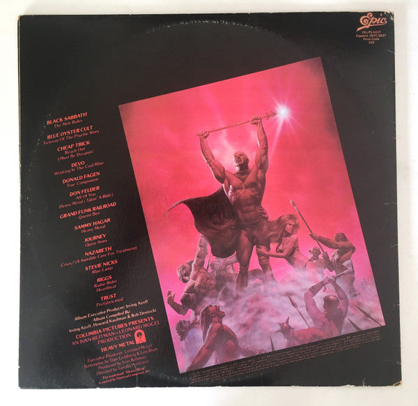 Various : Heavy Metal - Music From The Motion Picture (2xLP, Gat)