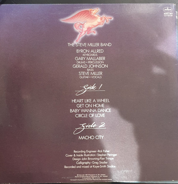 The Steve Miller Band* : Circle Of Love (LP, Album)