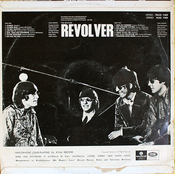 The Beatles : Revolver (LP, Album, Mono)