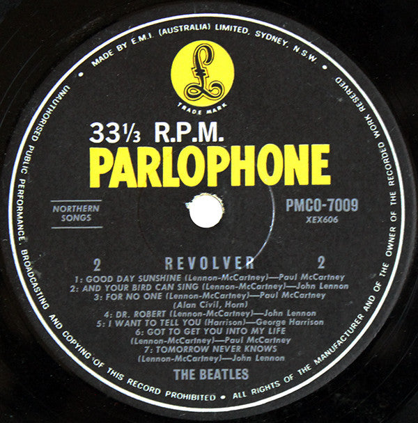 The Beatles : Revolver (LP, Album, Mono)