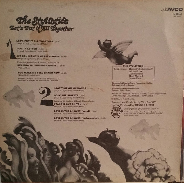 The Stylistics : Let's Put It All Together (LP, Album)