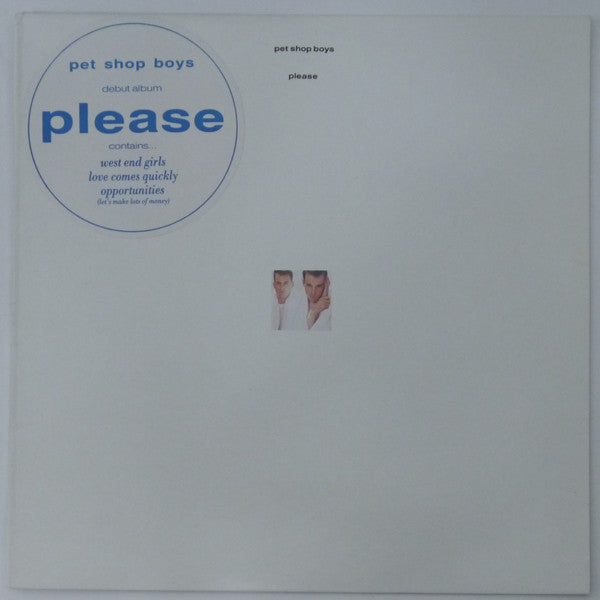 Pet Shop Boys : Please (LP, Album)