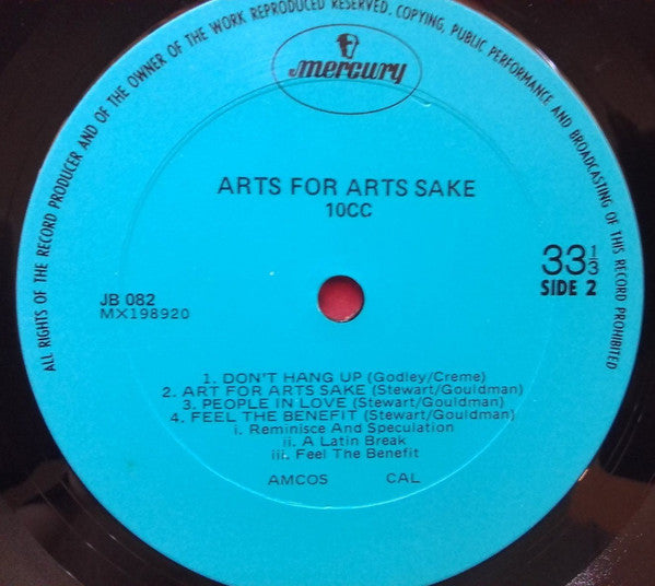 10cc : Art For Arts Sake (LP, Comp, RE)
