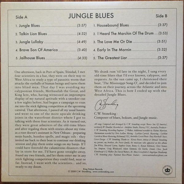 C.W. Stoneking : Jungle Blues (LP, Album)