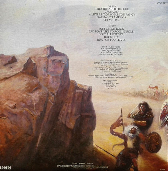 Saxon : Crusader (LP, Album)