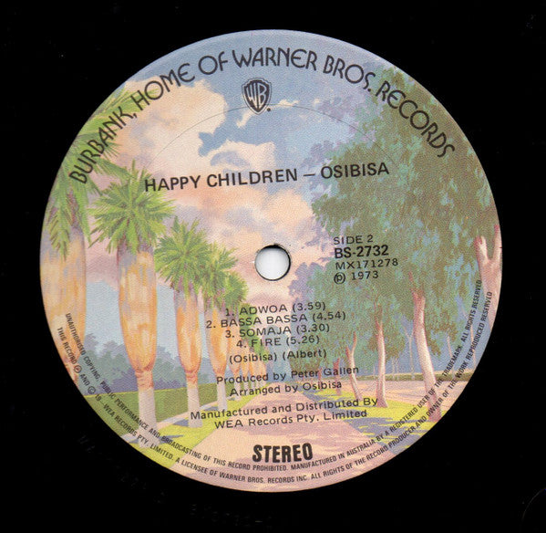 Osibisa : Happy Children (LP, Album, Gat)