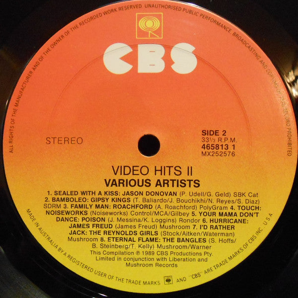 Various : Video Hits 2 (LP, Comp)