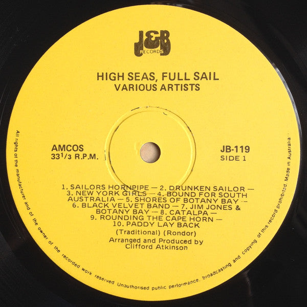 Various : High Seas, Full Sail (LP, Comp)