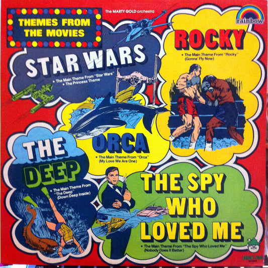 Marty Gold And His Orchestra : Themes From The Movies (LP)