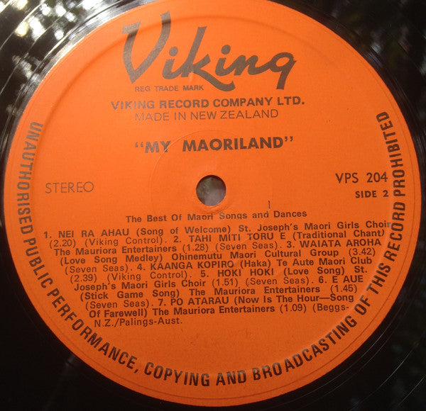 Various : My Maoriland (LP)