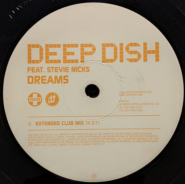 Deep Dish Feat. Stevie Nicks : Dreams (12")