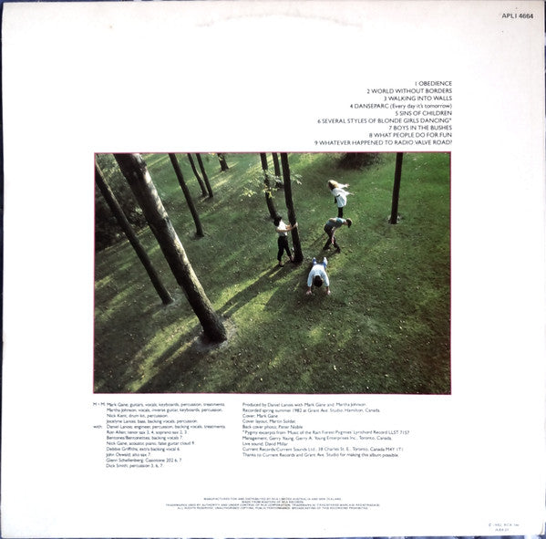 Martha And The Muffins / M + M : Danseparc (LP, Album)