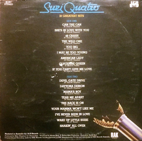 Suzi Quatro : Greatest Hits (LP, Comp)