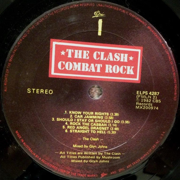 The Clash : Combat Rock (LP, Album)